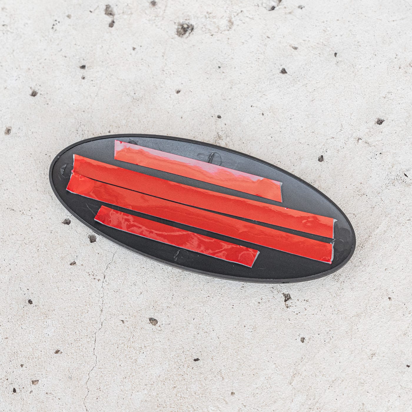 OVALAY Blackout Oval Emblem Cover for 6G Ford Bronco - US Flag