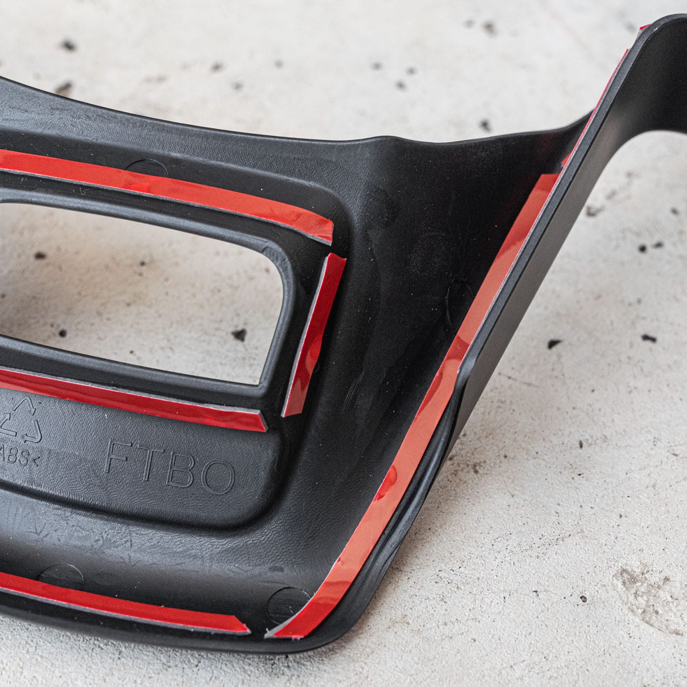 Blackout Steering Wheel Trim Cover for 6G Bronco - Matte Black