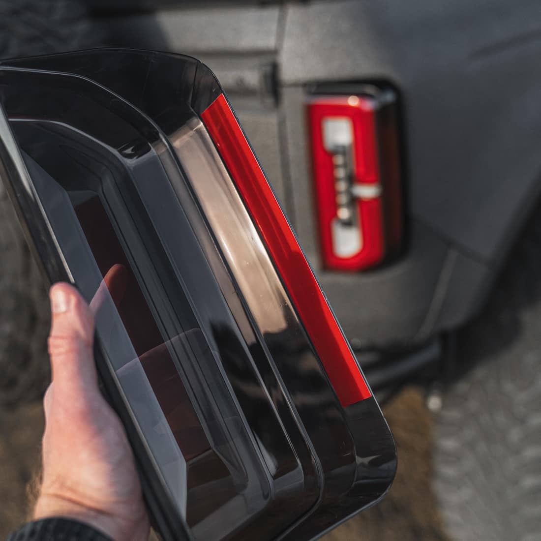 Totality Smoked Tail Light Covers for Ford Bronco (2021+)