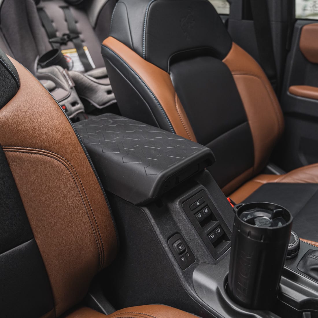 Komodo: Armrest Armor for 6G Bronco Center Console
