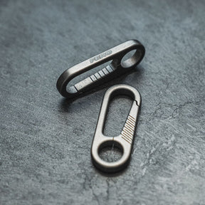 FERO TI: Titanium Quick Release Mini Key Clips - Set of 2