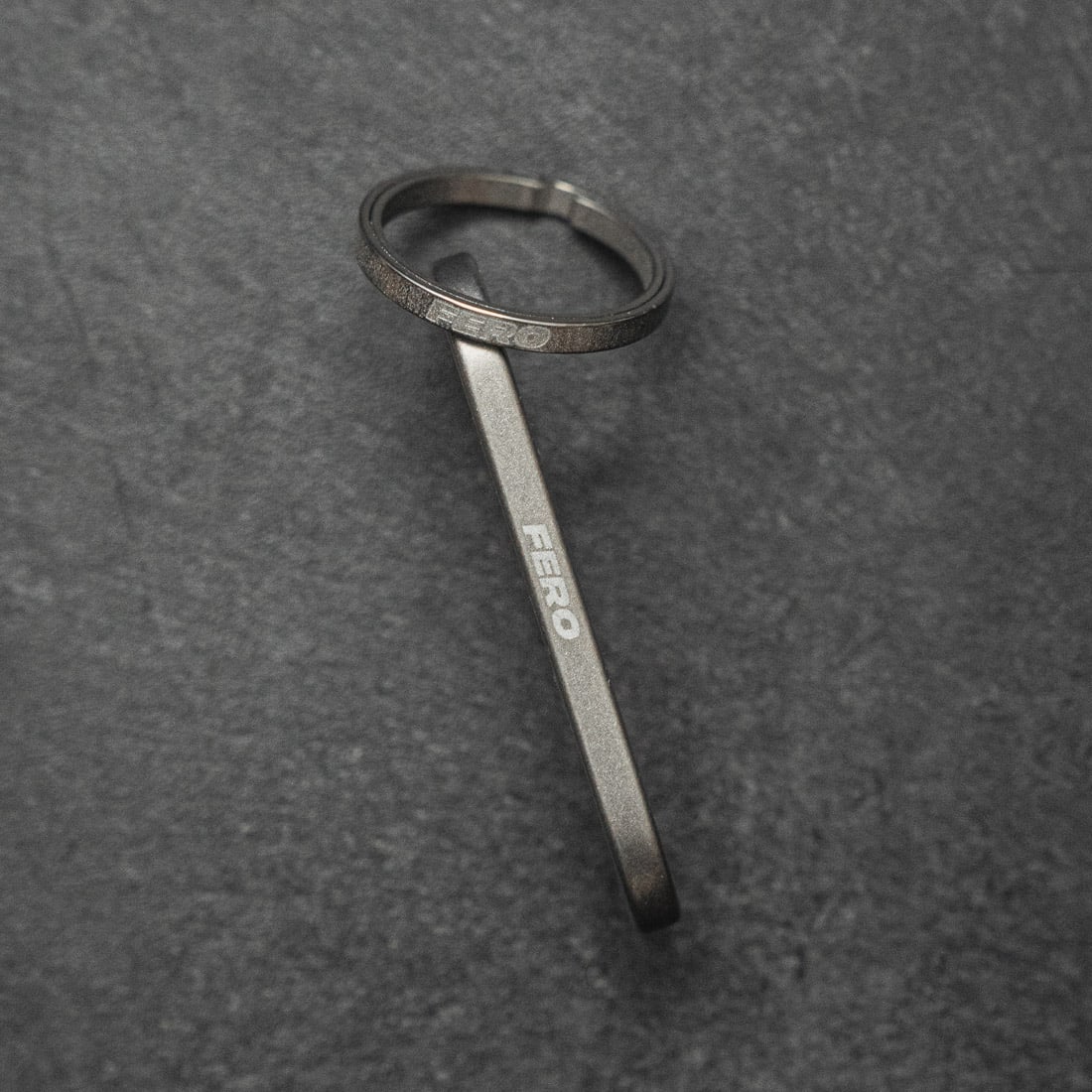 Fero Ti: Titanium Quick Release Key Clip w/Key Ring