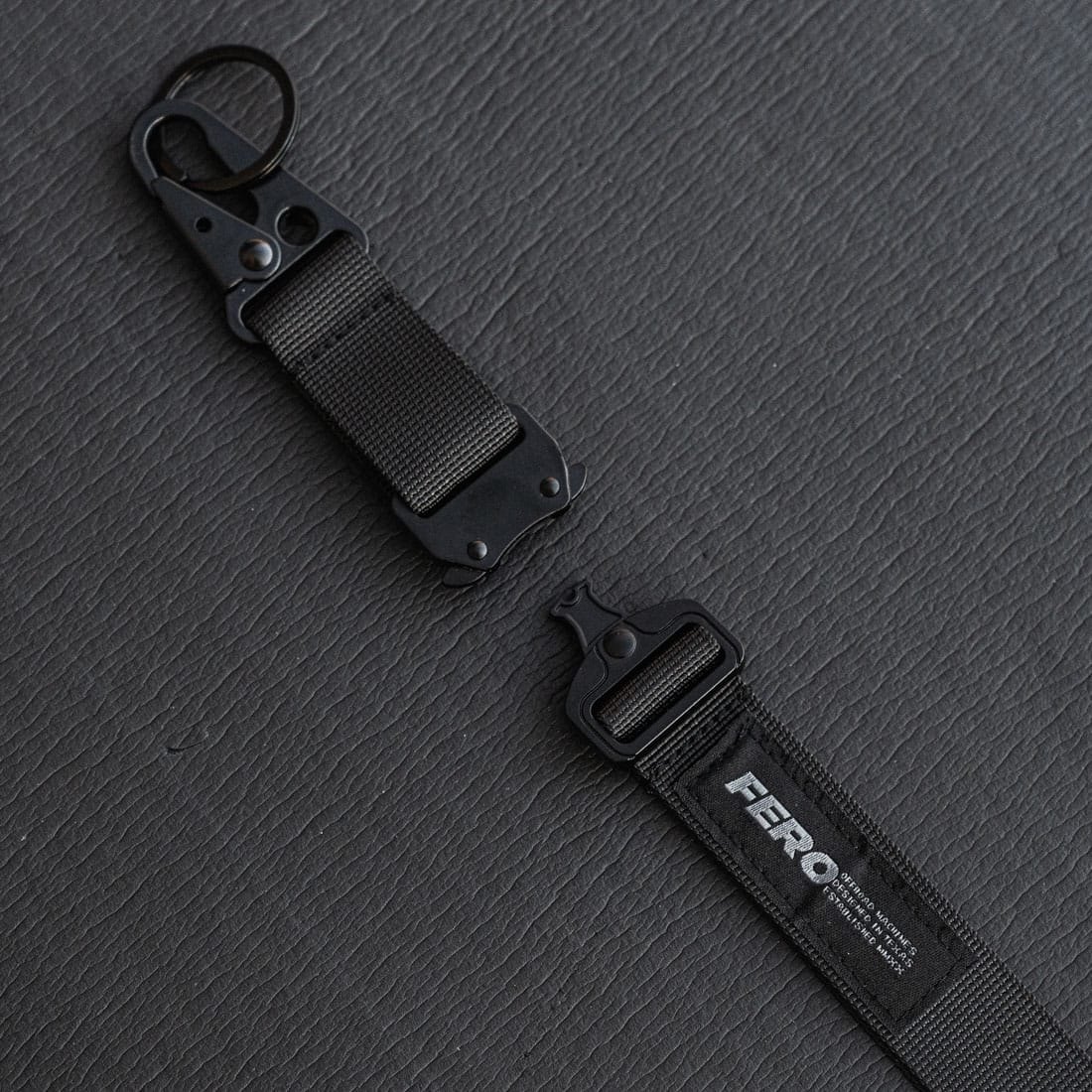Clash Hook Lanyard w/ Quick Release Buckle - Stealth Black