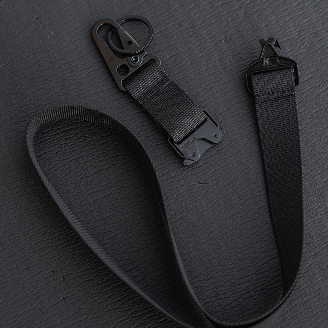 Clash Hook Lanyard w/ Quick Release Buckle - Stealth Black