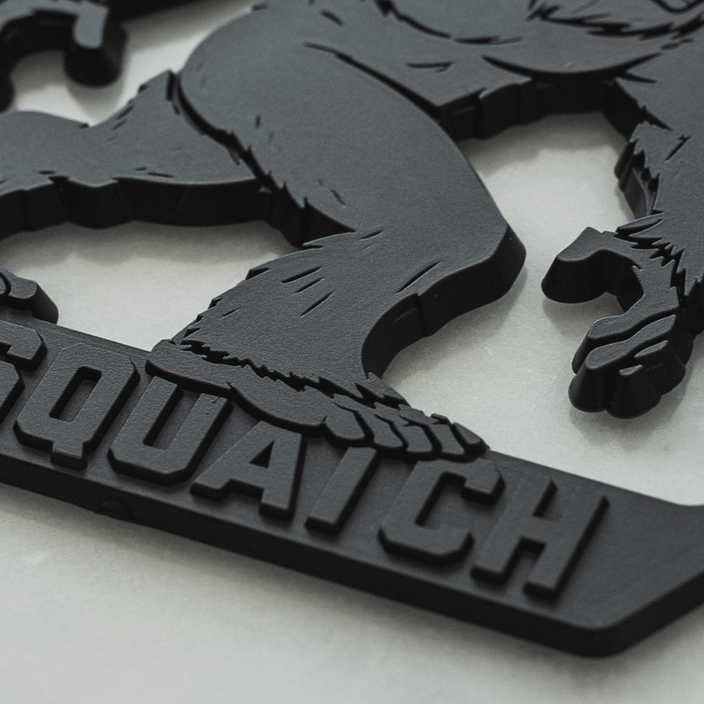 Sasquatch Fender Badges for 6th Gen Bronco - Stealth Black