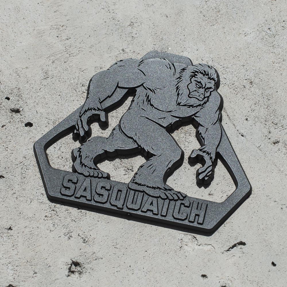 Sasquatch Fender Badges for 6th Gen Bronco - Stealth Black