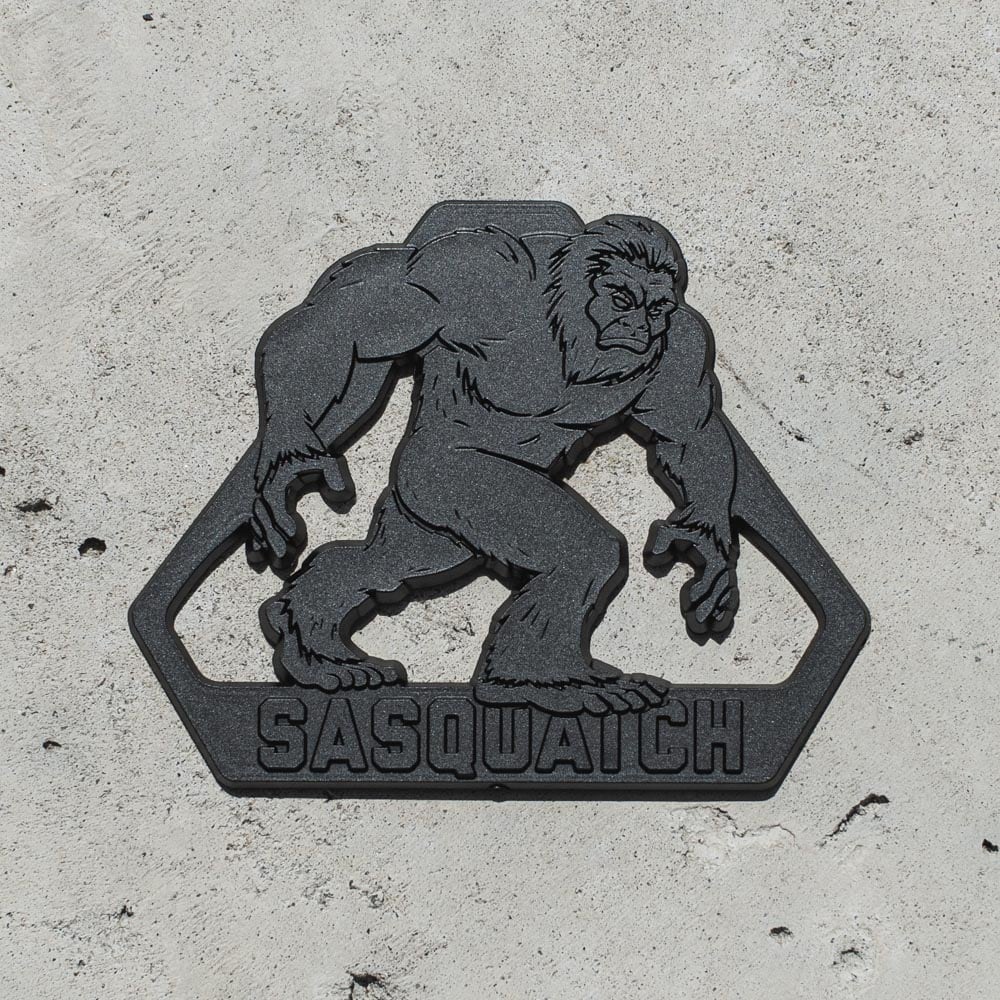 Sasquatch Fender Badges for 6th Gen Bronco - Stealth Black