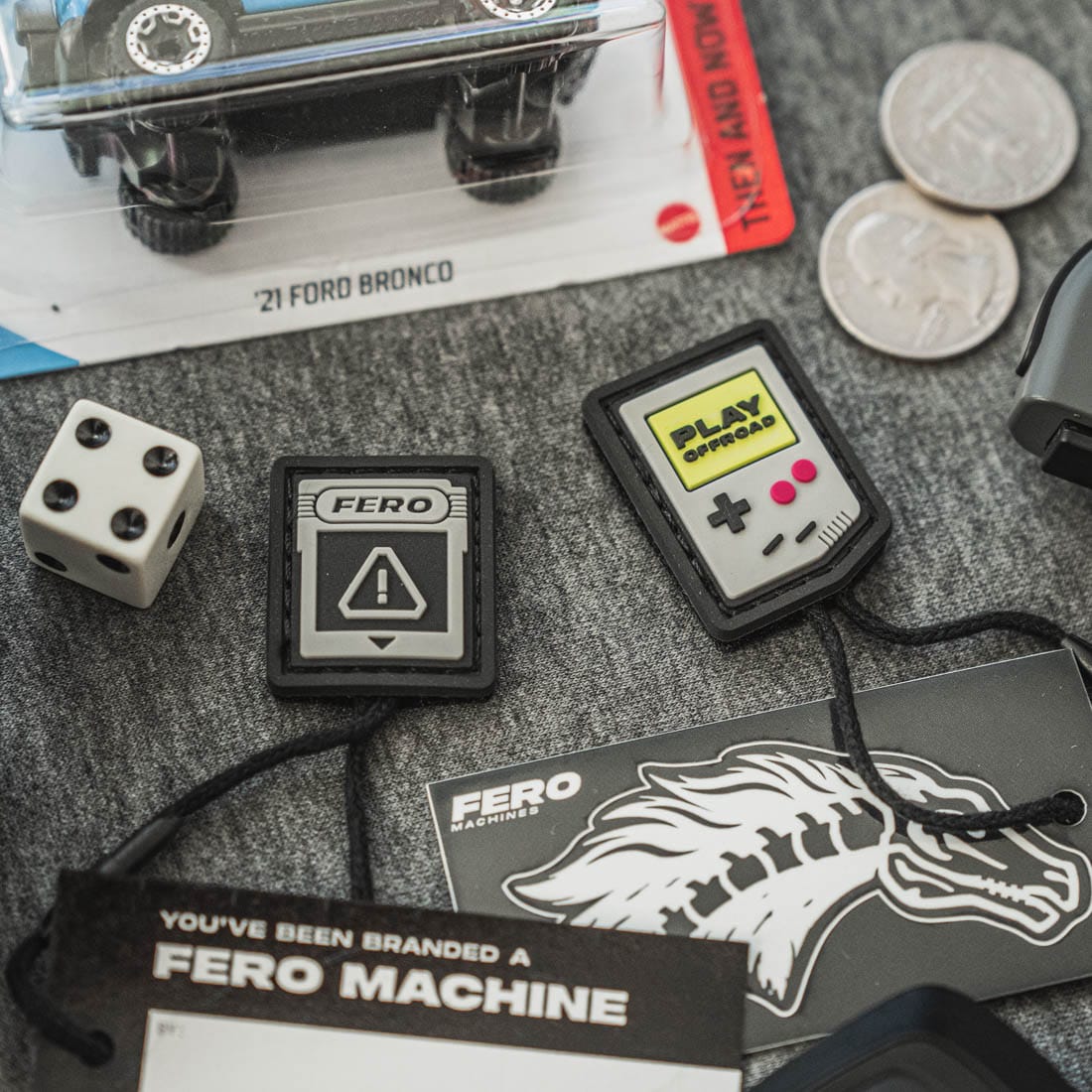 Fero Brand Patch + Tag Kit: Retro Play Offroad