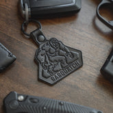 Fero Sasquatch Leather Keychain